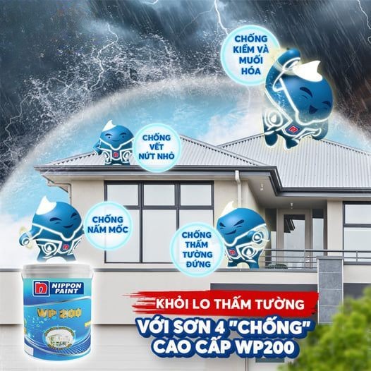 Màng sơn mịn, thân thiện môi trường, bảo vệ tối đa
